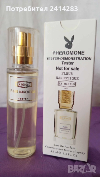 Мини парфюм тестер Fleur Narqotique Eh Nehilo 45 мл. с дълготраен аромат, снимка 1