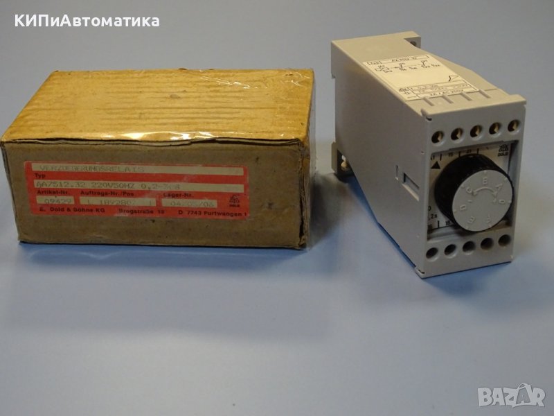реле време E.DOLD AA7512.32 time relay 0.2-30s, снимка 1