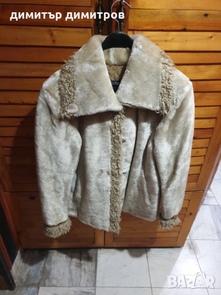 Дамско Палто с косъм Александров&ко, снимка 1