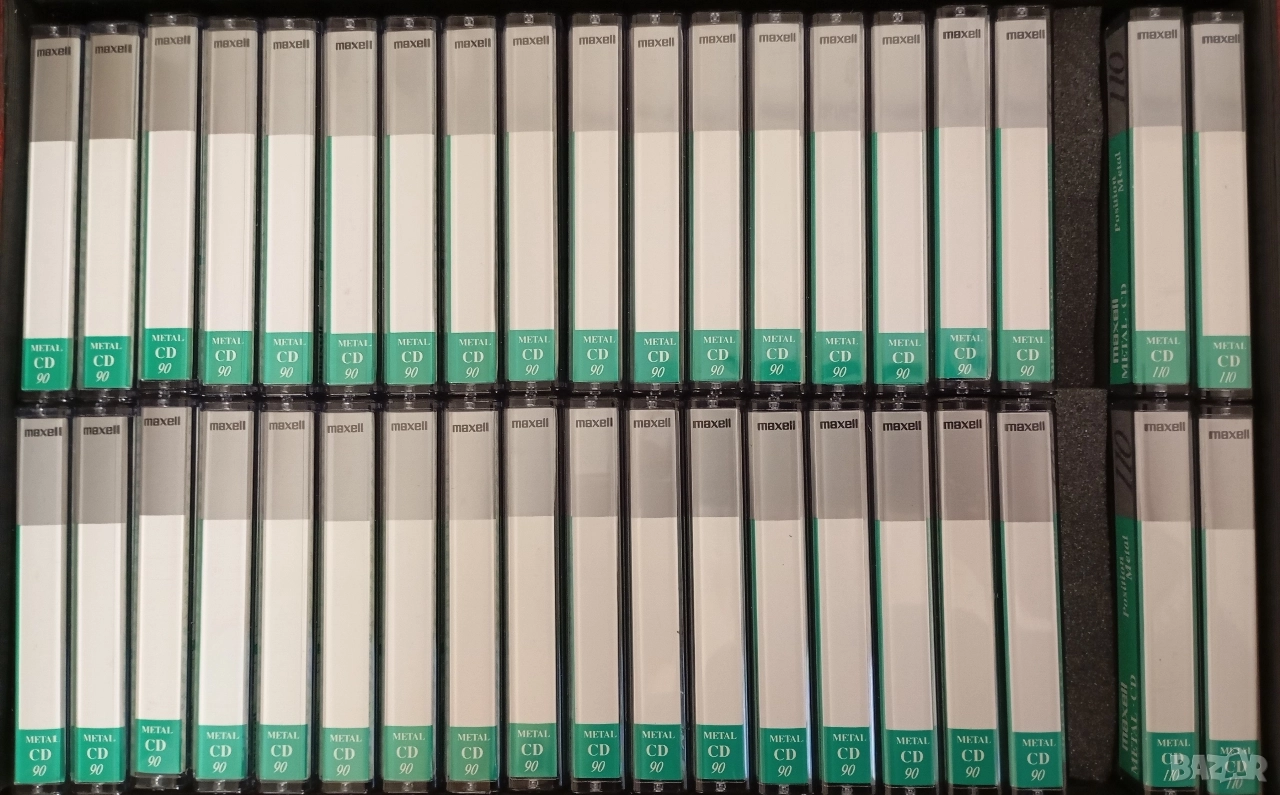 Аудио касети метал Maxell Metal CD90 CD110, снимка 1