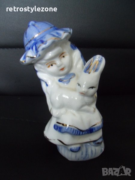 № 7116 стара порцеланова фигурка   - печат / маркировка  - височина 11,5 см , снимка 1