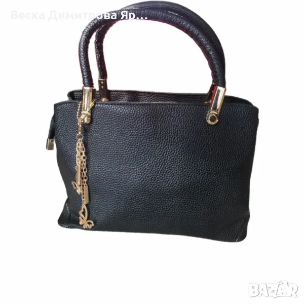 Елегантна чанта в черен цвят, снимка 1