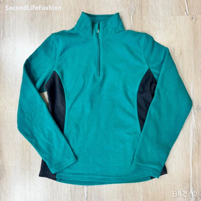 Дамска поларена блуза с цип и яка Champion Размер S, снимка 1