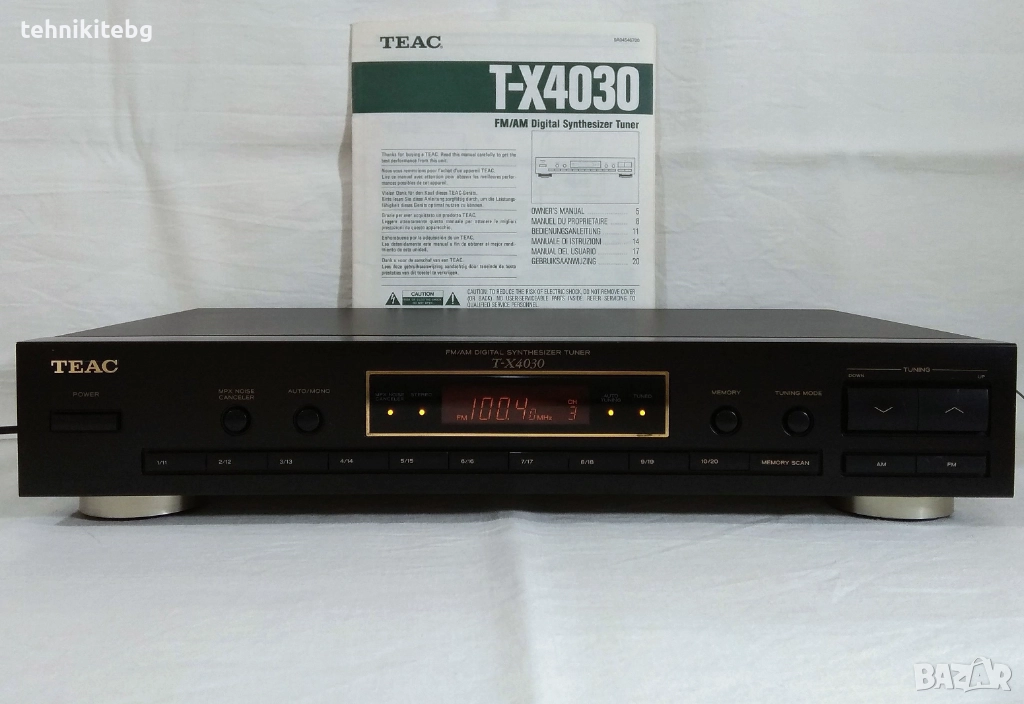 ⭐⭐⭐ TEAC T-X4030 ⭐⭐⭐ Висок клас тунер , 20 станции памет, снимка 1