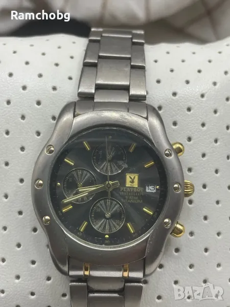 Мъжки часовник PLAYBOY -Плейбой TITANIUM хрограф, снимка 1