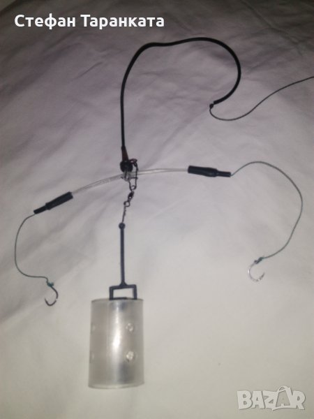 652 готов монтаж за риболов на шаранови риби с 20 грамова хранилка, снимка 1