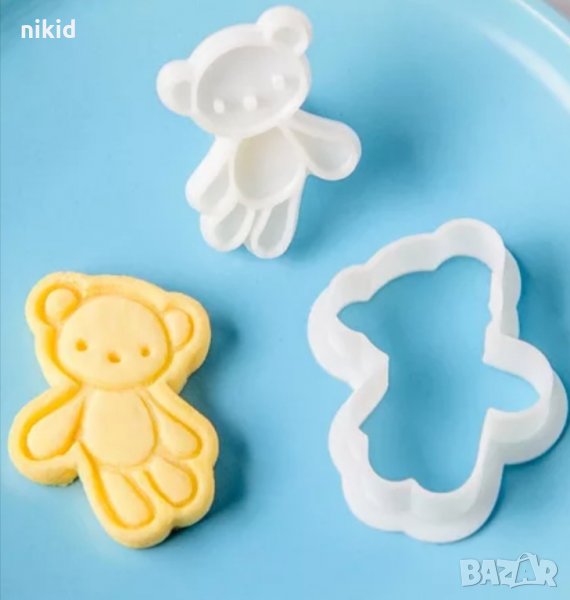 махащо мече пластмасов резец форма фондан тесто бисквитки, снимка 1