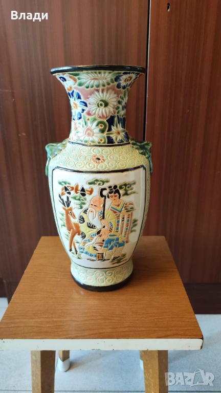 Нова японска керамична ваза, снимка 1