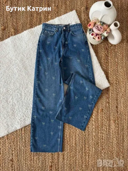 Дънки с панделки , снимка 1