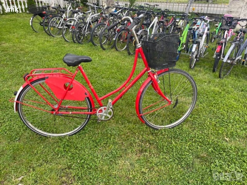 Червено дамско колело 28 цола, снимка 1