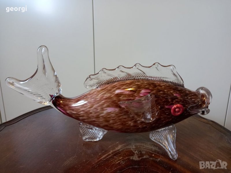 Риба от цветно стъкло Murano  11/2, снимка 1