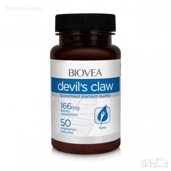 Хранителна добавка Biovea DEVIL'S CLAW 166mg 50 капсули, снимка 1