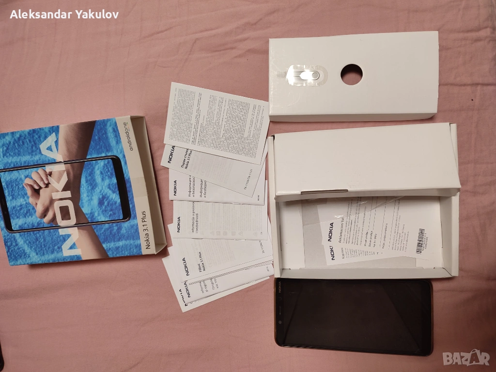Продавам телефон Nokia 3.1 Plus с опаковка, снимка 1