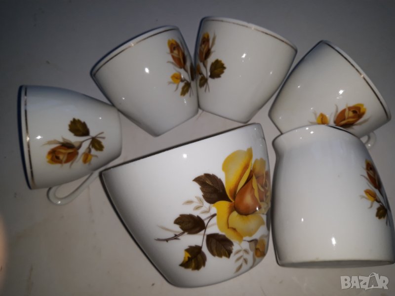 Български порцеланов сервиз за кафе, снимка 1