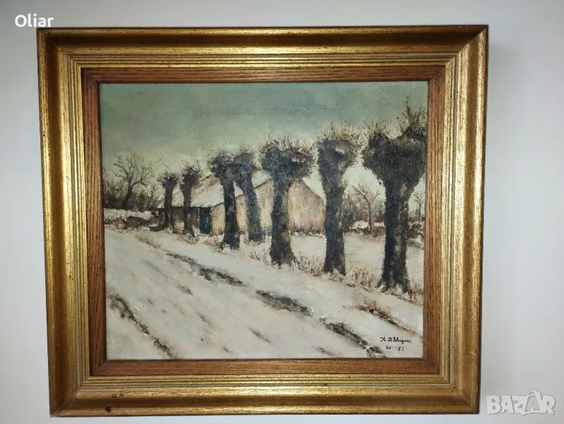 Чудесна картина, пейзаж. Масло. , снимка 1