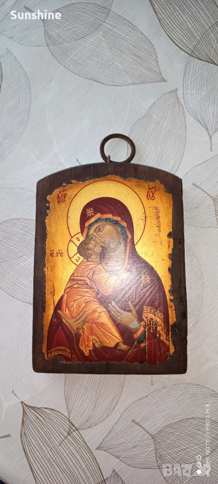 Антична икона от манастира в Атон , снимка 1
