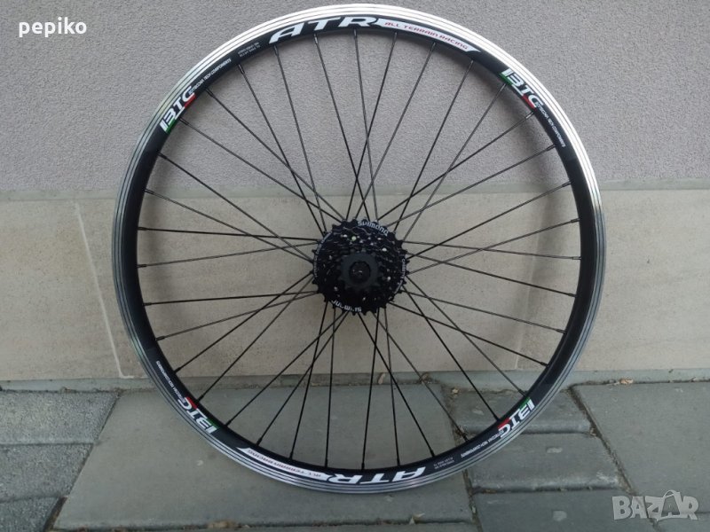 Продавам колела внос от Германияалуминиева двойностенна задна капла ATR +SHIMANO касета 26 цола, снимка 1