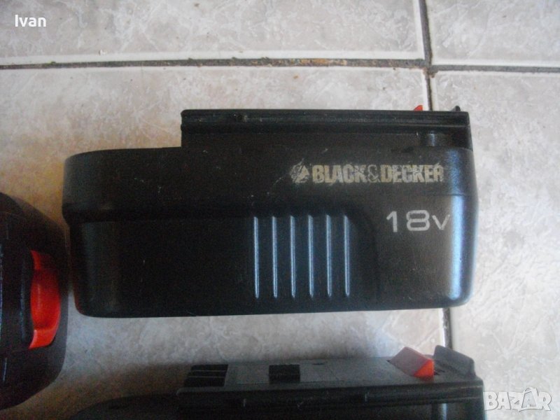 Black Decker-18 Волта-Батерия-Английска-Добра-Блек Декер-Тип Шейна, снимка 1