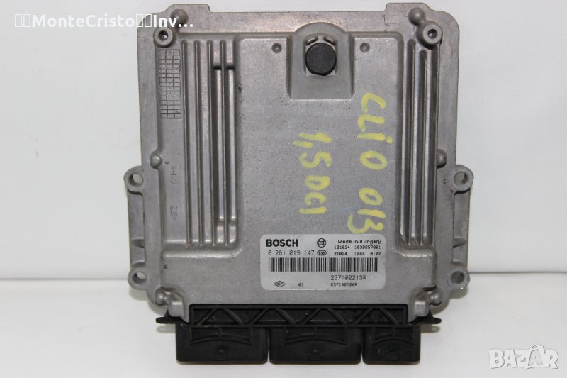 Моторен компютър ECU Renault Clio IV (2013-2016г.) 0 281 019 147 / 0281019147 / 237102213R, снимка 1