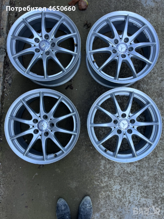 17 цолови алуминиеви джанти за Мерцедес -Mercedes, снимка 1