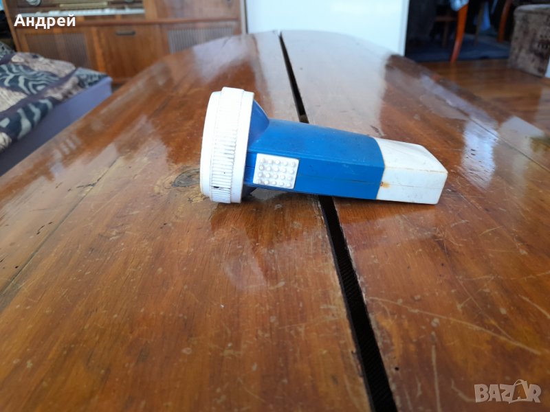 Старо акумулаторно фенерче Електроника, снимка 1