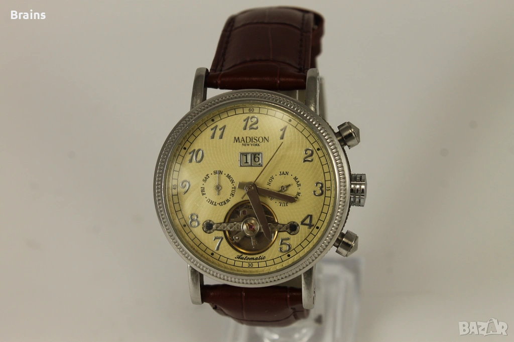 Мъжки Ръчен Часовник MADISON NEW YORK Tourbillon Automatic, снимка 1