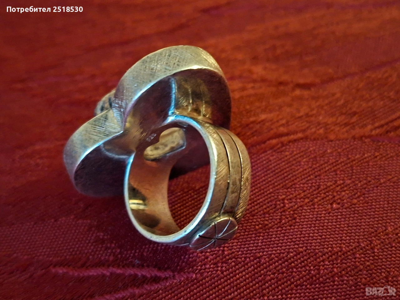 Сребърни масивни авторски пръстени, снимка 1