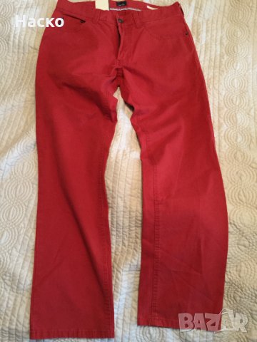 Нов качествен оригинален памучен панталон Hattric, снимка 3 - Панталони - 30130369