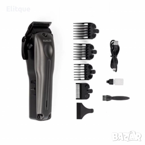 Машинка за подстригване Muhler MCL-05P – акумулаторна, 5W, неръждаеми ножчета, USB-C зареждане, снимка 9 - Тримери - 52465798