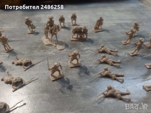 Комплект пластмасови фигурки - 37 броя - войници наполеонова ера, снимка 6 - Колекции - 35278900