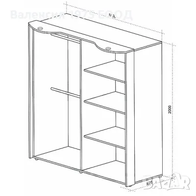 Спален комплект Амор, снимка 3 - Спални и легла - 48569948