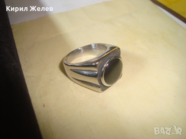 СТОМАНЕН ФЕШЪН КРАСИВ НОВ ПРЪСТЕН НЕРЪЖДАЕМ КЛАСИЧЕСКИ АРТ ДИЗАЙН 24940, снимка 4 - Пръстени - 34560566