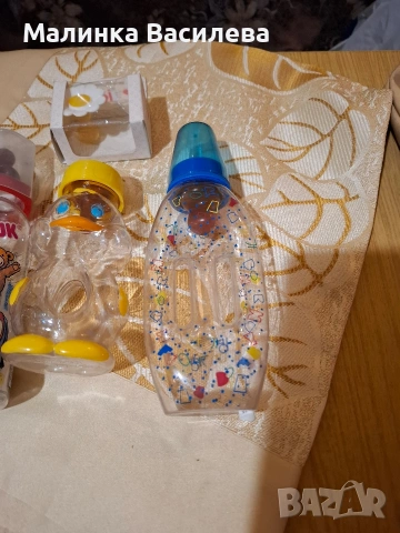 шишета и залъгалка , снимка 3 - Прибори, съдове, шишета и биберони - 53117719
