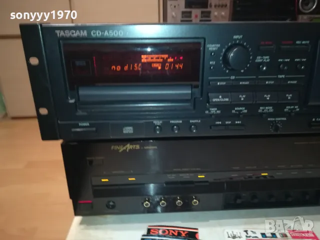 FINE ARTS AMPLI & TASCAM CD DECK-SWISS 1502251943, снимка 3 - Ресийвъри, усилватели, смесителни пултове - 49144065