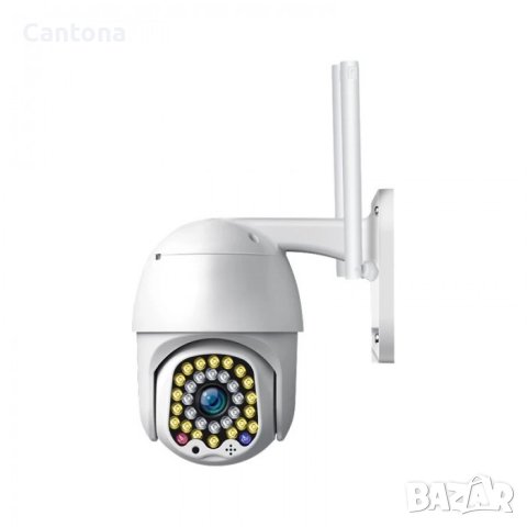 iCSee 555G WiFi безжична IP камера с нощно виждане, 32 LED, 360°, 5 Mpx, Full HD, WiFi, SD слот