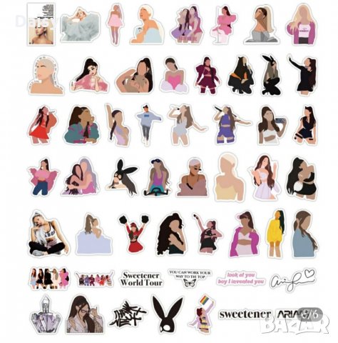 Залепващи стикери 50 бр. на Ariana Grande, снимка 3 - Други - 32086591