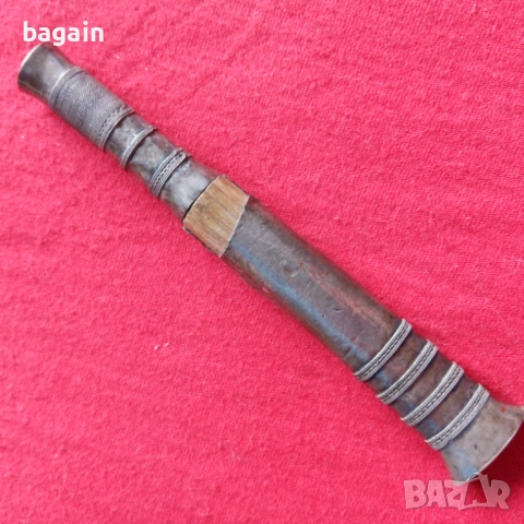 Сребърен нож, кама, ятаган., снимка 3 - Антикварни и старинни предмети - 54076194