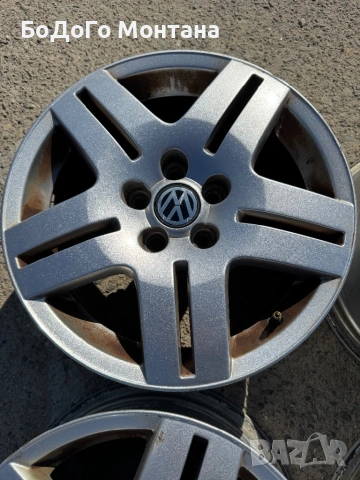 Алуминиеви джанти VW Голф 4 | 5х100 | ЕТ38 | 57.1мм, снимка 5 - Гуми и джанти - 54144554