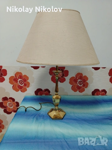 дизайнерска месингова лампа