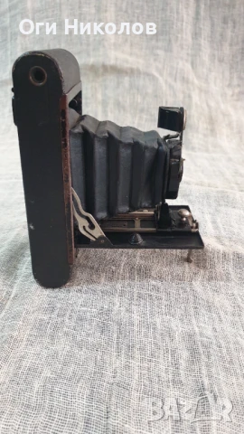Старинен мехов  фотоапарат KODAK USA, снимка 3 - Антикварни и старинни предмети - 51234218