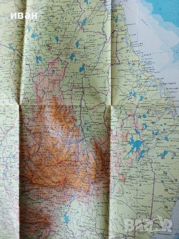 Шри-Ланка - спраочная карта - 1982г. Мащаб 1: 750 000, снимка 7 - Енциклопедии, справочници - 38038483