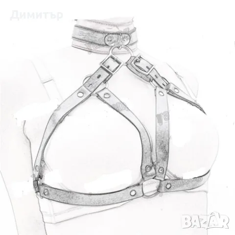 Харнес, нашийник, дантелена яка, снимка 5 - Други - 56465985