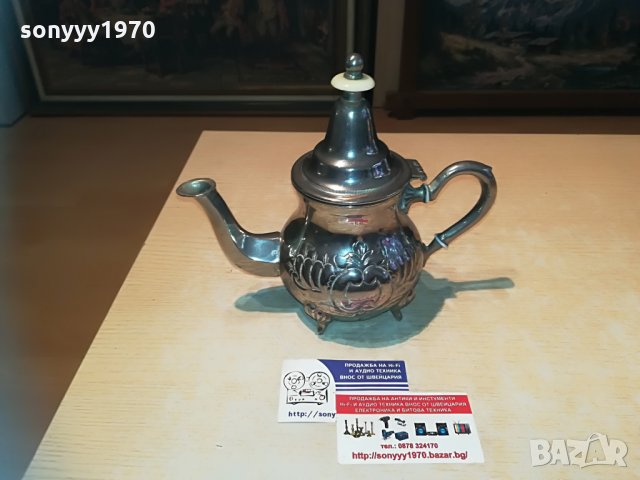 MAROC-ретро чаиник-23Х20Х12СМ-внос франция, снимка 14 - Колекции - 29633807