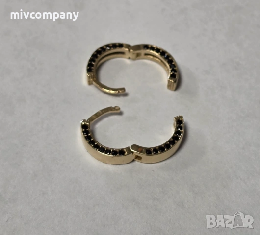 Златни обеци 2.94гр., снимка 2 - Обеци - 54267364