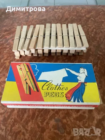 Щипки за пране - дървени, снимка 2 - Други стоки за дома - 37528176