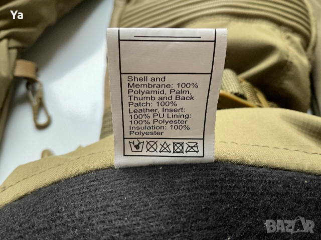 Ръкавици зимни тактически военни водоустойчиви с мембрана ECWCS W+R Pro оригинални NL ARMY НОВИ, снимка 8 - Екипировка - 52903950