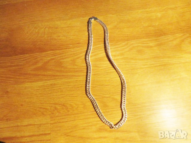 Мъжки Сребърен ланец, сребърен синджир със здрава и солидна плетка - няма как да не бъдеш забелязан , снимка 1 - Колиета, медальони, синджири - 27319411