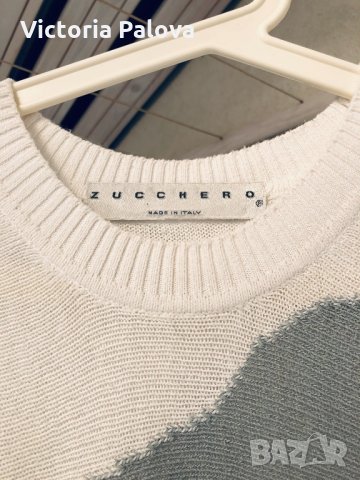 Дизайнерски италиански пуловер ZUCCHERO, снимка 11 - Блузи с дълъг ръкав и пуловери - 30701343