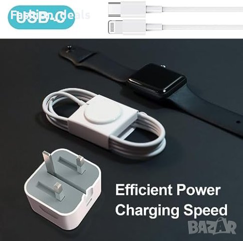Нов 20W USB C бърз Адаптер щепсел съвместим с iPhone Airpods pro iPad , снимка 3 - Друга електроника - 42917121