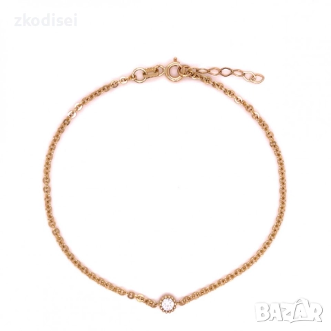 Златна дамска гривна 1,60гр. 19,5см. 14кр. проба:585 модел:33702-4